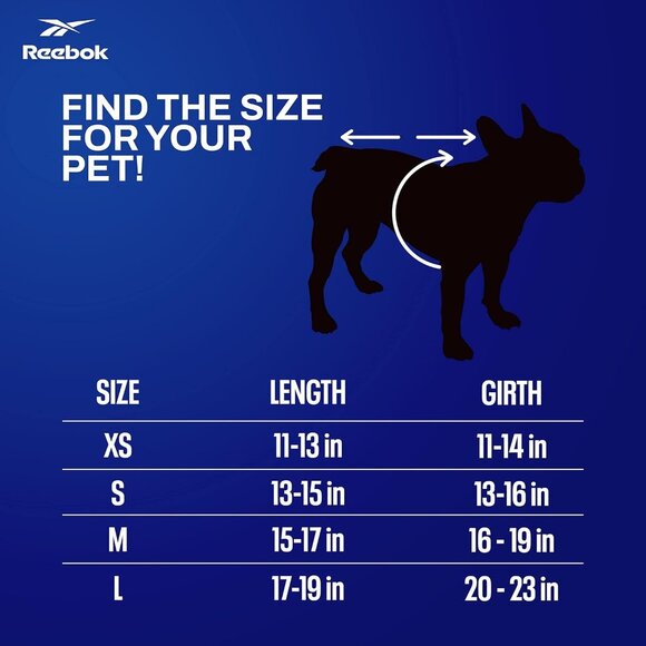 NWT Reebok Dog Hoodie – Fleece Dog Sweater with Leash Hole, Cold Winter Red - Picture 10 of 10